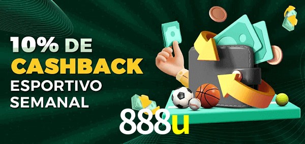 10% de bônus de cashback na 888u